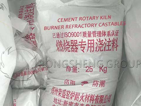 RS Cment Rotary Kiln Burner Refractory Castable for Sale