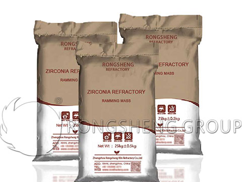 Rongsheng Zirconia Refractory Ramming Mass for Sale