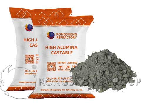 High-Quality High Alumina Castable of Rongsheng