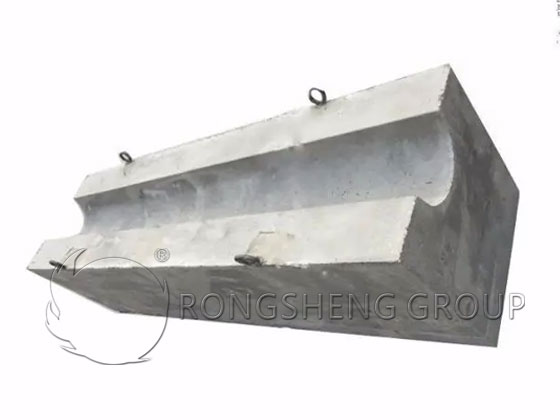 Ultra Low-Cement Castable Precast Shapes for Iron Trough